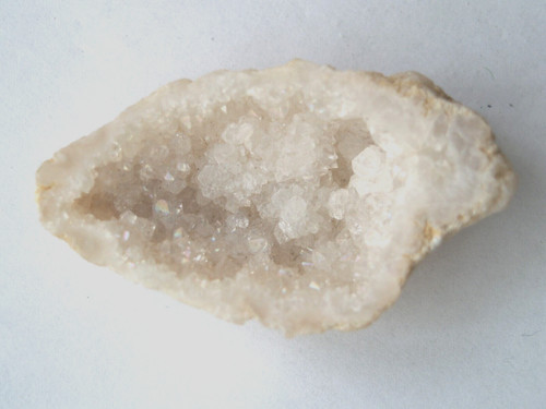 Clear angel aura quartz - quartz, geode
