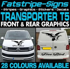 to fit VW TRANSPORTER T5 GRAPHICS STICKERS STRIPES DECALS DAY VAN CAMPER SWB LWB