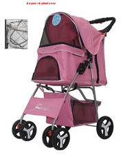 JX Pet Stroller Dog Cat Puppy