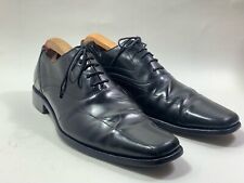 Loake Tyrell Black Leather Mens Formal Chisel Toe Oxford Shoe UK 7 Original Box