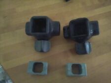 Used fishing seat box.PRESTON D23 HANDWHEELS  SHROUD AND LEG PROTECTORS D23