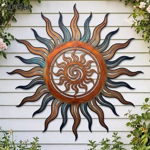 Sun spiral metal - metal, art