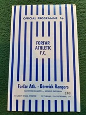 Forfar Athletic v Berwick