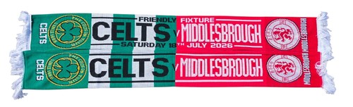 Celtic middlesbrough scarf - middlesbrough,