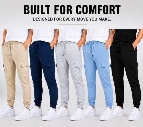 Mens cargo combat jogging - mens,
