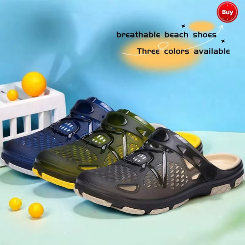 Mens hollow beach sandals - hollow,