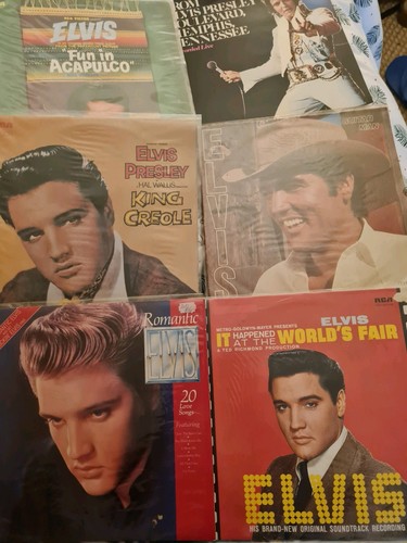 Job lot elvis presley - lot, 6x