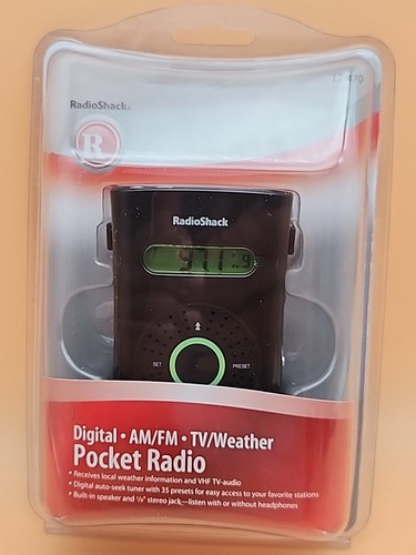 Vintage radioshack wx tv - vintage,