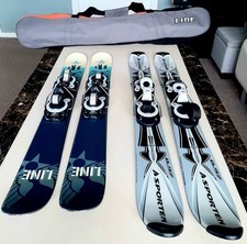 2x Snowblades Sets. Line Xfly + Sporten + Bag