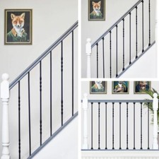 Deluxe Set of 2 Black Stair