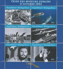 Madagascar 2022 MNH JFK Stamps John F Kennedy Cuban Missile Crisis 6v M/S