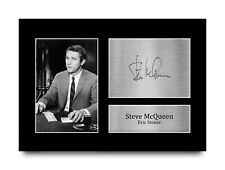 Steve McQueen Excellent Gift Idea Framed Autograph Picture Print to Movie Fans
