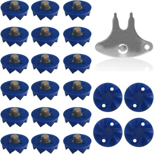 22x blue screw cricket - screw, in