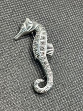 Vintage 925 Silver Seahorse
