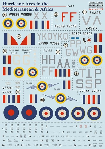 Hurricane mk ii raf - 1/72, mk.i