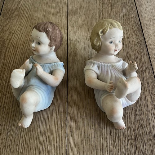 Vintage bisque porcelain piano - porcelain,
