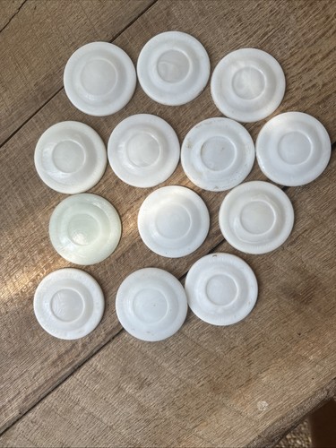 Lot misc milk glass - lot,