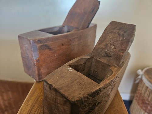 Vintage wood coffin - coffin,