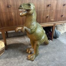 Extra Large Vintage Leather Dinosaur Model Display Trex 