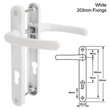 UPVC Door Handle Pair Sprung Lever Set 92PZ 92mm 203mm Fixings Replacement TSS