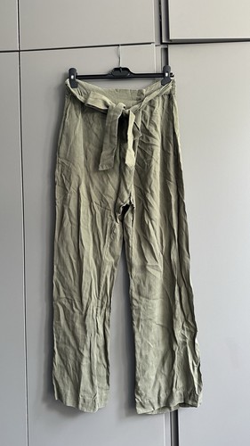 Sage green khaki silky - , zara