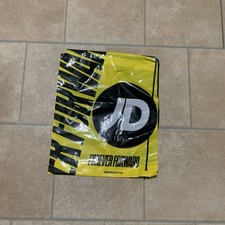 JD Sports Drawstring Bag Yellow for Gym, Festival, PE, School