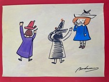 Ludwig Bemelmans Drawing on