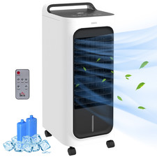 Homcom mobile air cooler - air,
