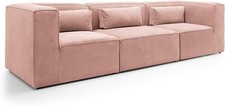 4 Seater Modular Sofa Pink