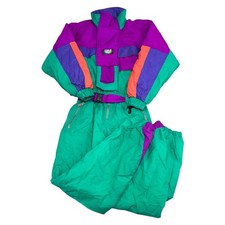 Vintage Colourblock Ski Suit