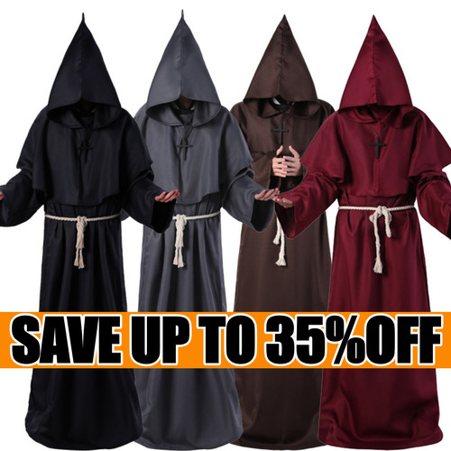 Halloween hooded robe - hooded,