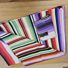 'NEXT' SINGLE DUVET SET IN REVERSIBLE BOLD/NARROW STRIPES. BRIGHT COLOURS. BNIP