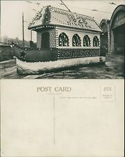 Bristol Tramways Illuminated Decorated Tram Car Boat cladding Real Photo c 1925