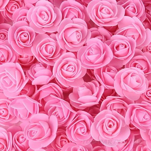 100 foam mini artificial - 100, roses