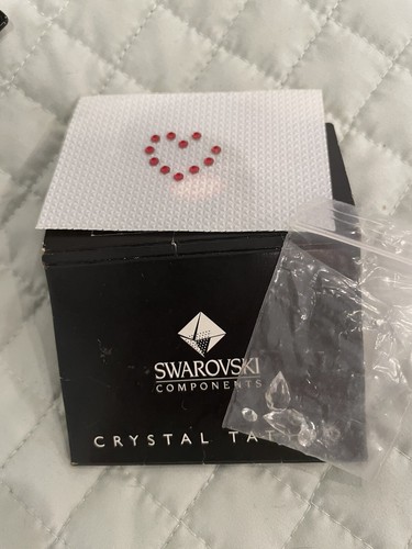 Swarovski crystals red heart - crystals,