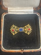 Vintage Art Deco Brooch Bow