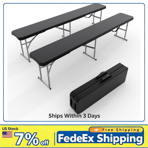 Heavy duty 6ft folding - duty, bench