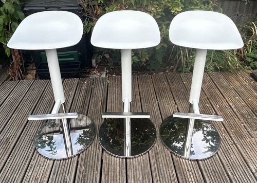 Ikea janinge white bar stools - ikea,