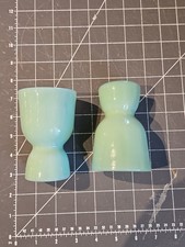 2 Fire King Jadeite EGG CUPS