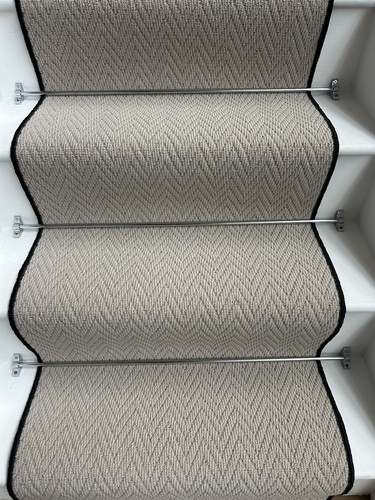 Herringbone stair runner 60cm - stair,