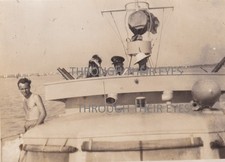 Original WW2 photo RAF High speed launch crew Air Sea Rescue boat 1943
