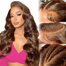 Light Brown 13x6 Glueless