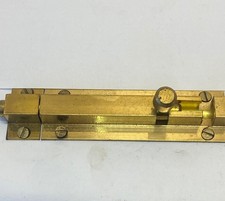 Bolt Metal Slide 4 Inch Brass