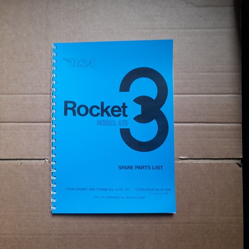 Bsa rocket parts book for - 3,