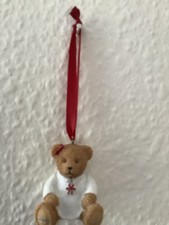 HARRODS RESIN MINI  BEAR  CHRISTMAS DECORATION