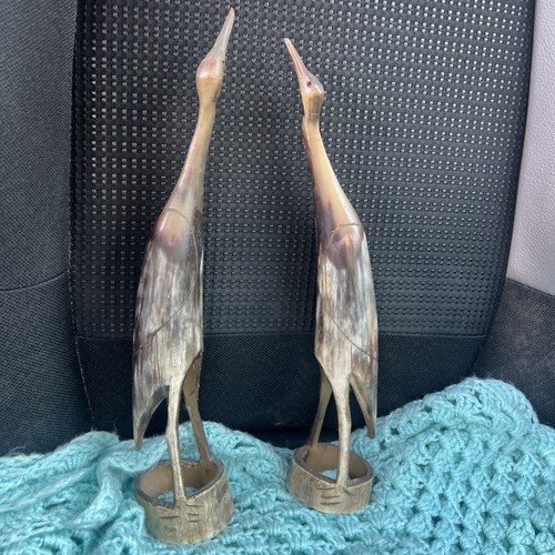 Vintage hand carved - hand, birds