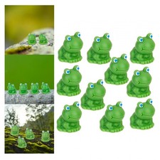 10Pcs Miniature Blue Eye Frog
