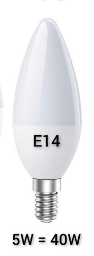 Led candle bulb e14 warm - led,