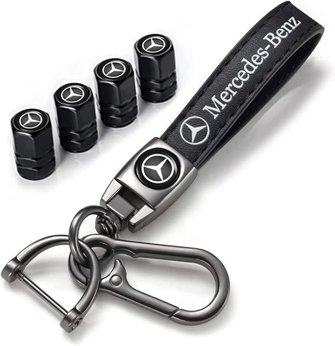 Car keychain with mercedes - car,