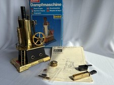 Wilesco D455 Stationary Vertical Steam Engine with box etc